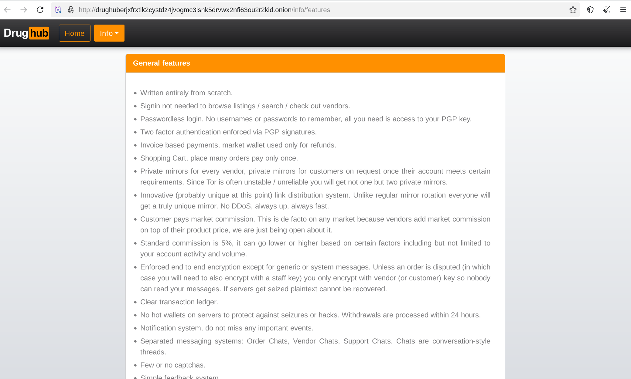 Ukázka funkcí tržiště – bezpečnostní prvky a workflow