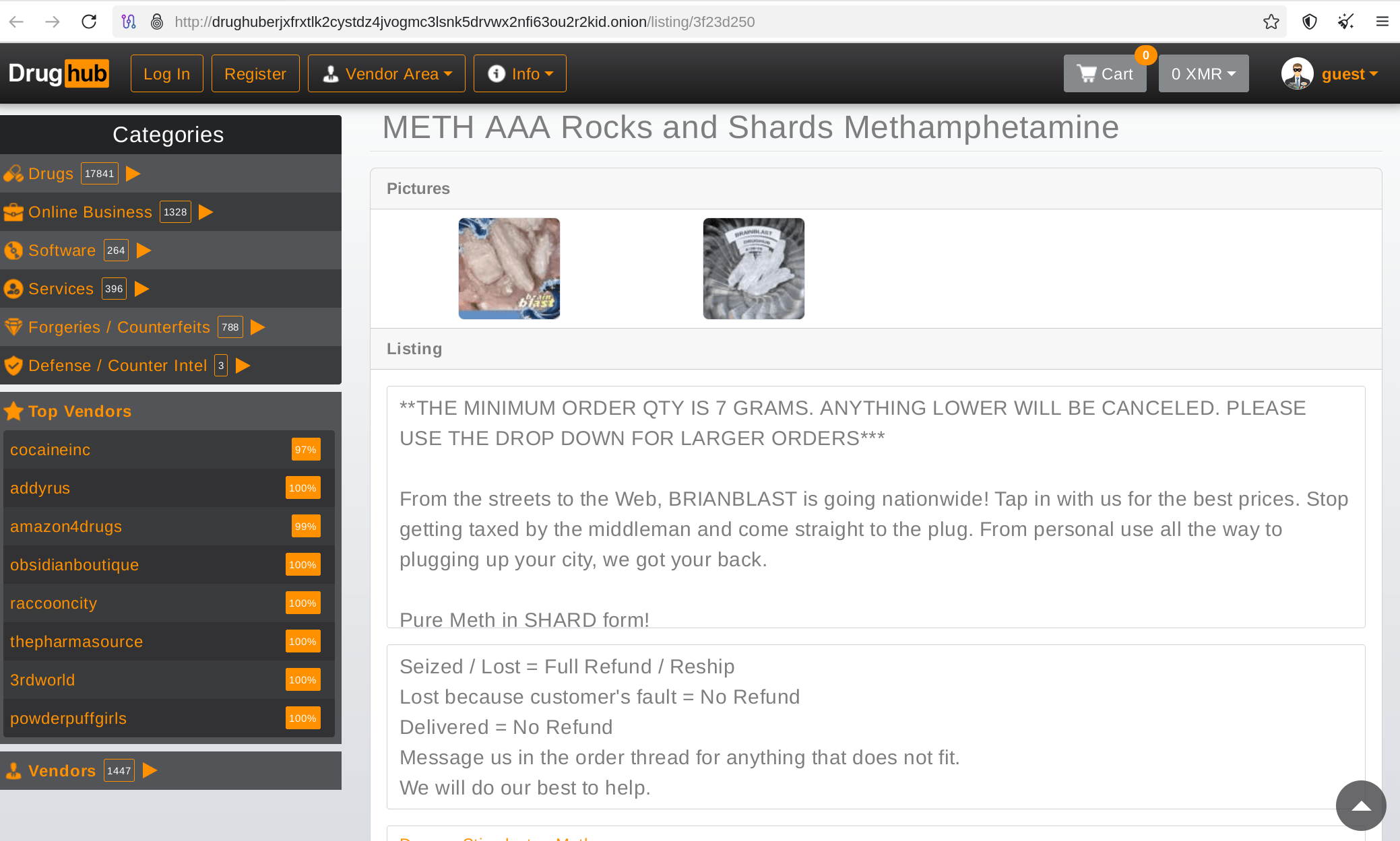 Detail produktu – ukázka karty produktu